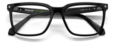Premium Men Polaroid Eyeglasses: PLD D436 - Black(2) - SpecSMART Eye Clinic (Front View)